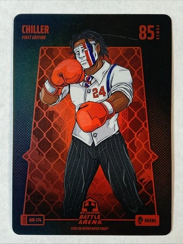 CHILLER (Cameron Thomas) Bo Jackson Battle Arena ABF-774 BRAWL Alpha Battlefoil