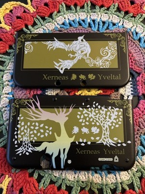New Nintendo 3DS XL Faceplate Schale ''Pokemon'' Xerneas Yvetal Pokemon X Y
