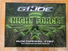 2013 GI Joe Convention Night Force Nocturnal Fire Box Set MISB. LE800