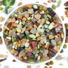 2LB Succulent and Cactus Colorful Pebbles, 3/8 Inch 2 Pounds, 