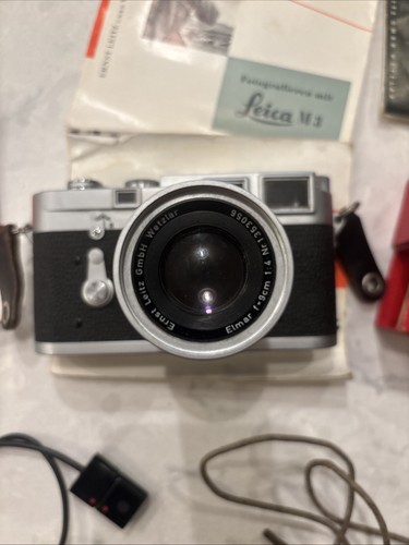 VINTAGE Double Stroke LEICA M3 Rangefinder Camera 820 326 von 1956, viele Extras LESEN - Bild 7 von 24