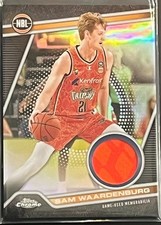2023-24 NBL TOPPS CHROME SAM WAARDENBURG RELIC REFRACTOR TAIPANS CARD #NRR-7
