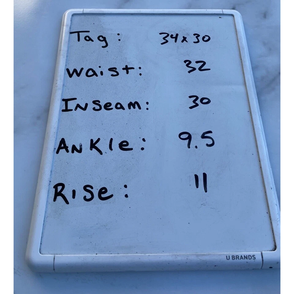 Jeans ALFANI Para Hombre Talla 32x30 Azul Relajado Recto Desteñido Trabajo Denim Etiqueta 34x30 Foto 3 de 4