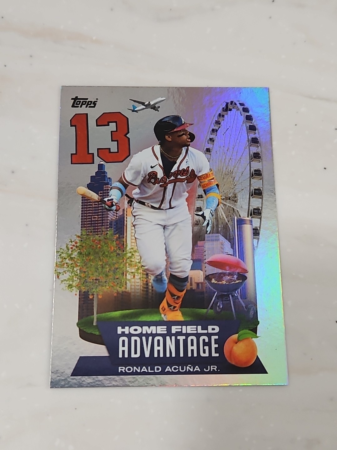 2022 Topps Series 1 Ronald Acuna Jr. Home Field Advantage. Fresh Pull. Braves.