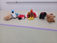 Lot Of 6 Beanie Babies With Tags Ship Free Lot B