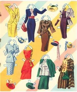 VINTAGE UNCUT 1948 PERT & PRETTY PAPER DOLLS~RARE~#1 TOP REPRODUCTION~#1 SELLER - Picture 6 of 10