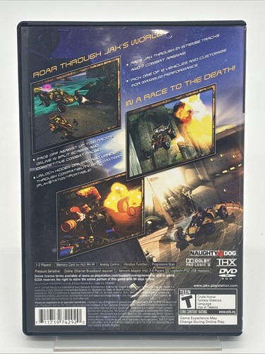 Jak X: Combat Racing Original Release Playstation 2 PS2 CIB Tested - Bild 2 von 3