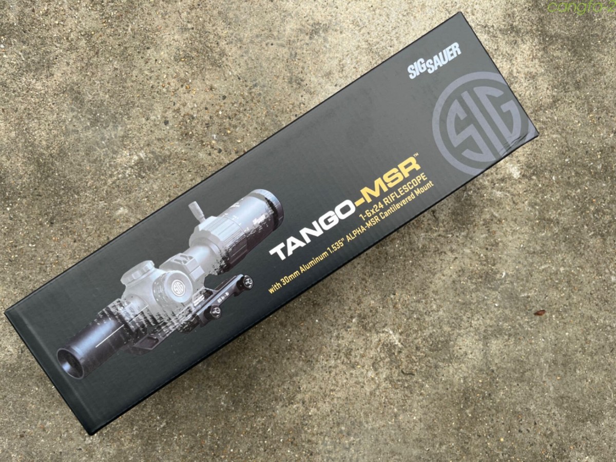 SIG SAUER TANGO-MSR LPVO 1-6x24mm Riflescoupe - Black