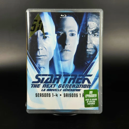 STAR TREK: The Next Generation BLU-RAY Complete Seasons 1-4 TV Series NEW/SEALED - product listing photo
