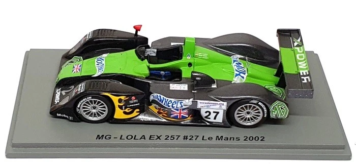 Spark 1/43 Scale SCMG06 - MG Lola EX 257 #27 Le Mans 2002 - Green/Grey - Image 4 of 4