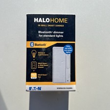 Eaton Halo Home Wireless In-Wall Bluetooth Dimmer White, part no HIWMA1BLE40AWH