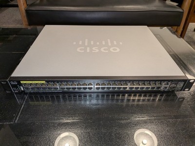Cisco SG350X-48MP-K9 V03 48-Port Gigabit PoE Stackable Managed Switch 4x SFP+