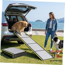 Dog Ramp for Car 71" L*20" W Portable Dog Ramps for Large Dogs with Non Gray
