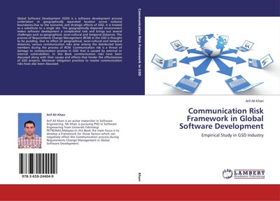 Arif Ali Khan | Communication Risk Framework in Global Software Development