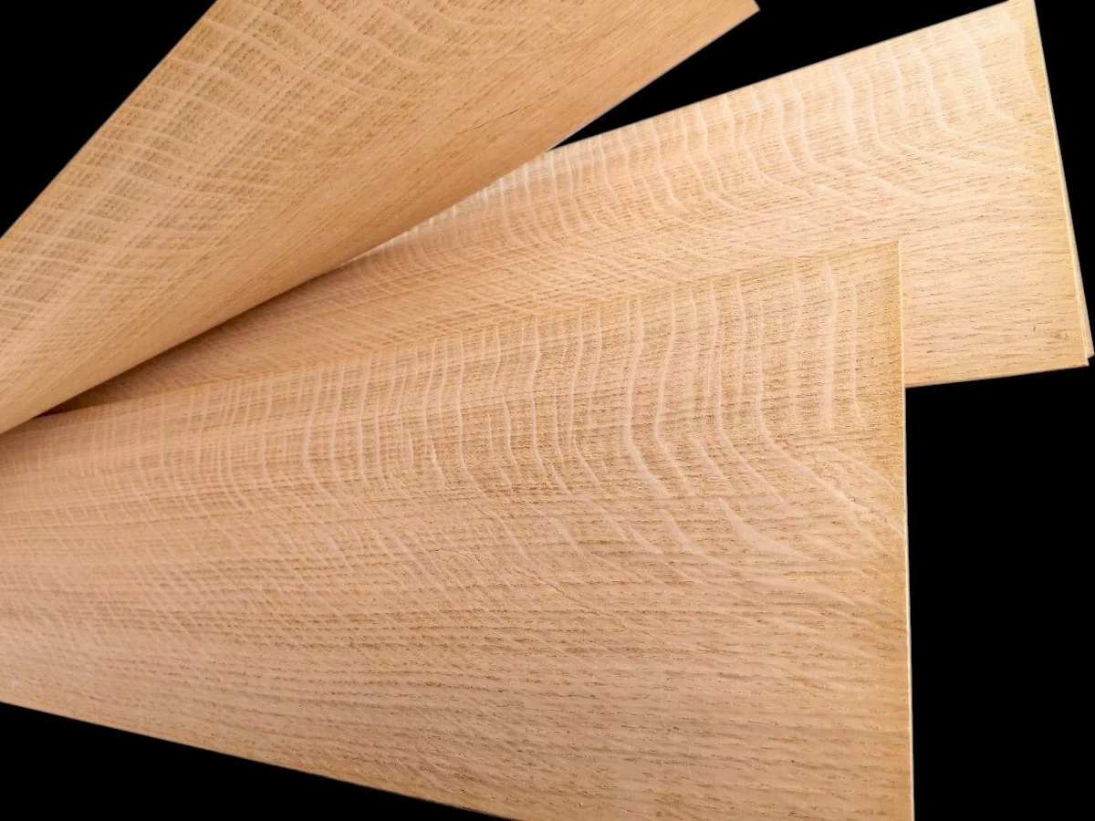 11 hojas EURO ROBLE chapa fuerte 1,5 mm chapa de madera placa de madera hoja muebles parquet