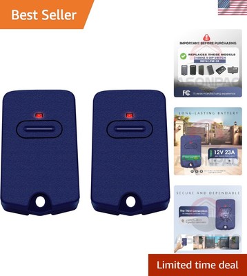 Effortless Access: 2 Mighty Mule Gate Remotes - 164ft Range & 3- Guarantee