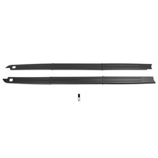 Truck Bed Rail Cap Side Cover 6 Ft Black Whole For 2009-2026 Dodge Ram Set Of 2