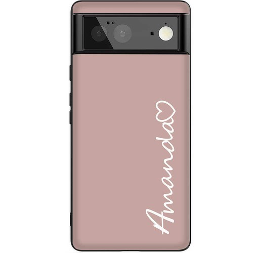 Personalised Heart Case For Google Pixel 9 7 Pro 6 6A 4A 8A Silicone Phone Cover - Picture 5 of 81