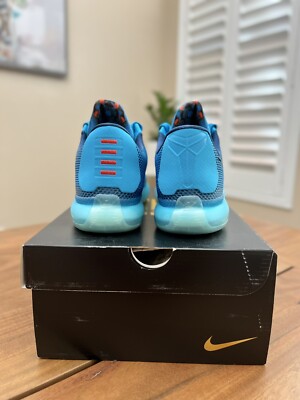 Nike Kobe X 10 5AM Flight 2015 - Men Size 8 - Blue Lagoon / Blk