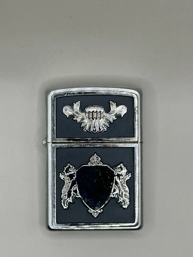 Vintage 2003 Coat Of Arms Crest Emblem Zippo Lighter NEW Never Struck