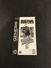 world series baseball 96 sega genesis manual only