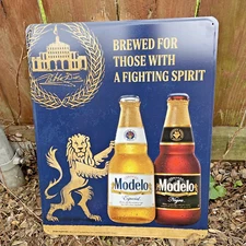 Modelo Especial Metal BEER Sign Tin Tacker 20” X 15” Cerveza MEXICO Brewery NEW