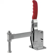 RapidHold 1000 lbs Solid Bar Flanged Base Vertical Hold-Down Clamp