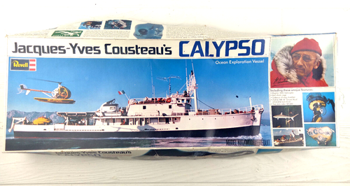 VINTAGE REVELL 1976 JACQUES COUSTEAUS CALYPSO PLASTIC MODEL KIT 1/125 SCALE NIOB - Picture 7 of 8