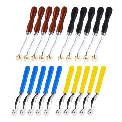 20Pcs Leather Needle Point Tracing Wheel, 2MM 4MM Tracing Wheel Sewing Tool