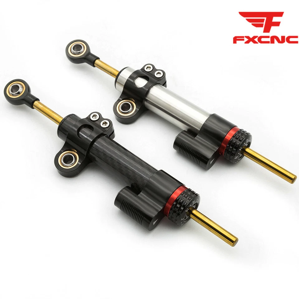 For Suzuki GSXR600 GSXR750 2001-2005 Carbon Fiber Steering Damper Bracket Mount - Image 2 of 4