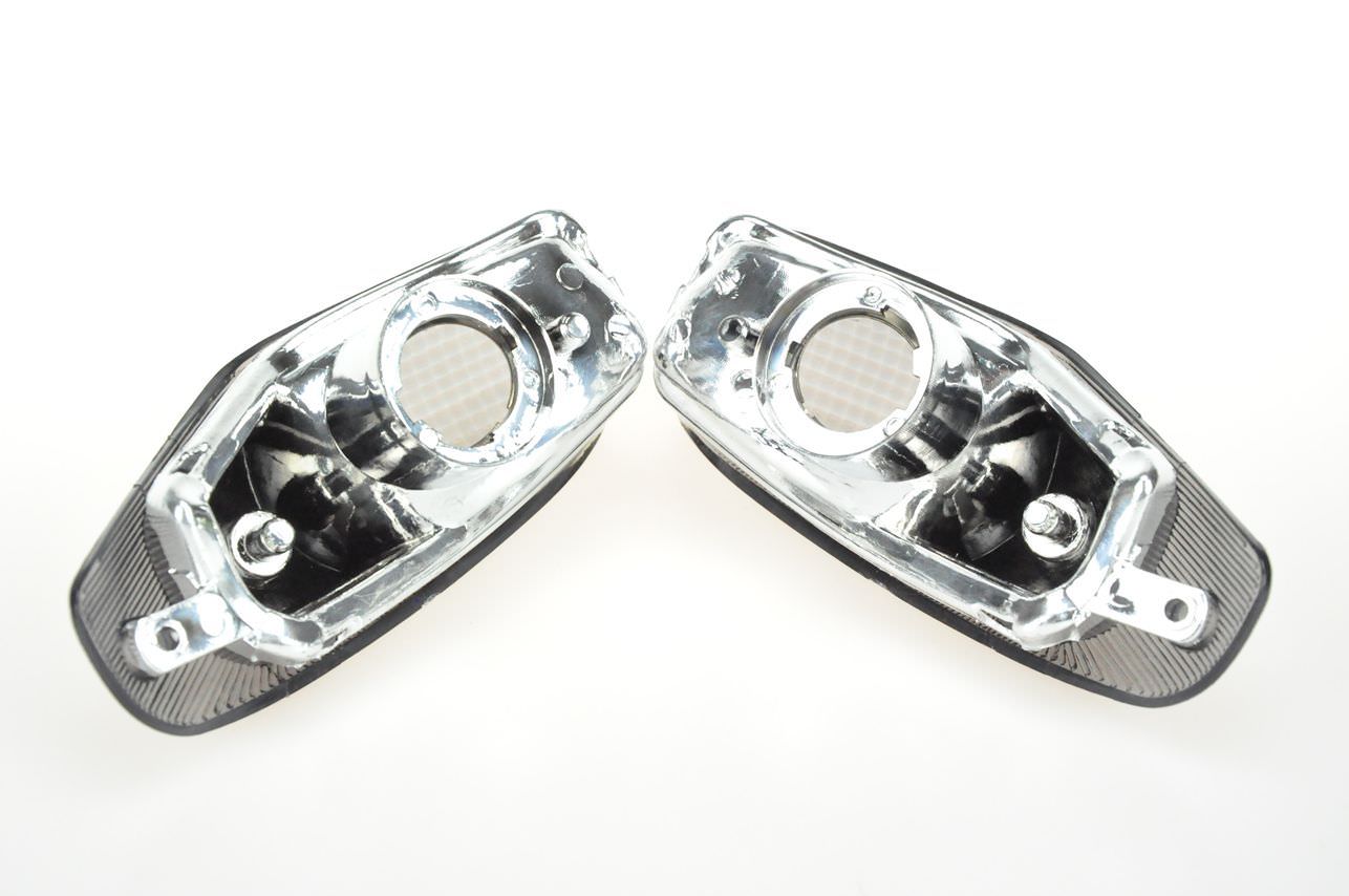 Front Turn Signal Idicator Smoke Lens Kawasaki 90-05 ZZ-R600; 93