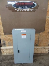 125 AMP GE PANELBOARD PANEL AQF3421MBX / AXB7 208Y/120 VAC MLO 3 PH 4 W THQB