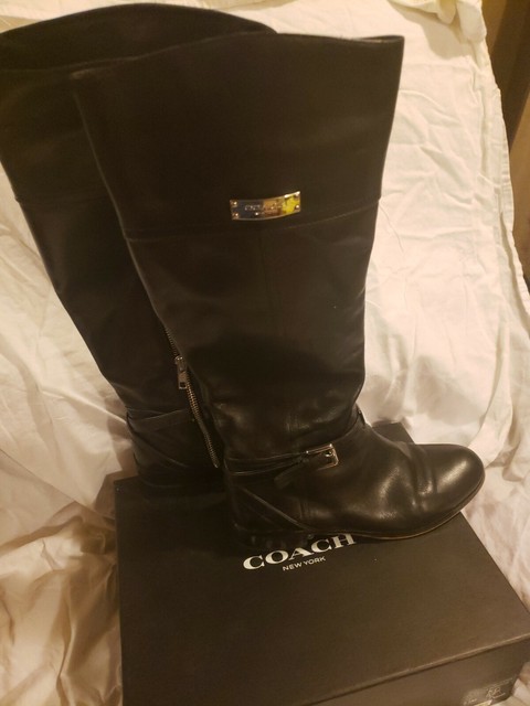 coach knee high boots