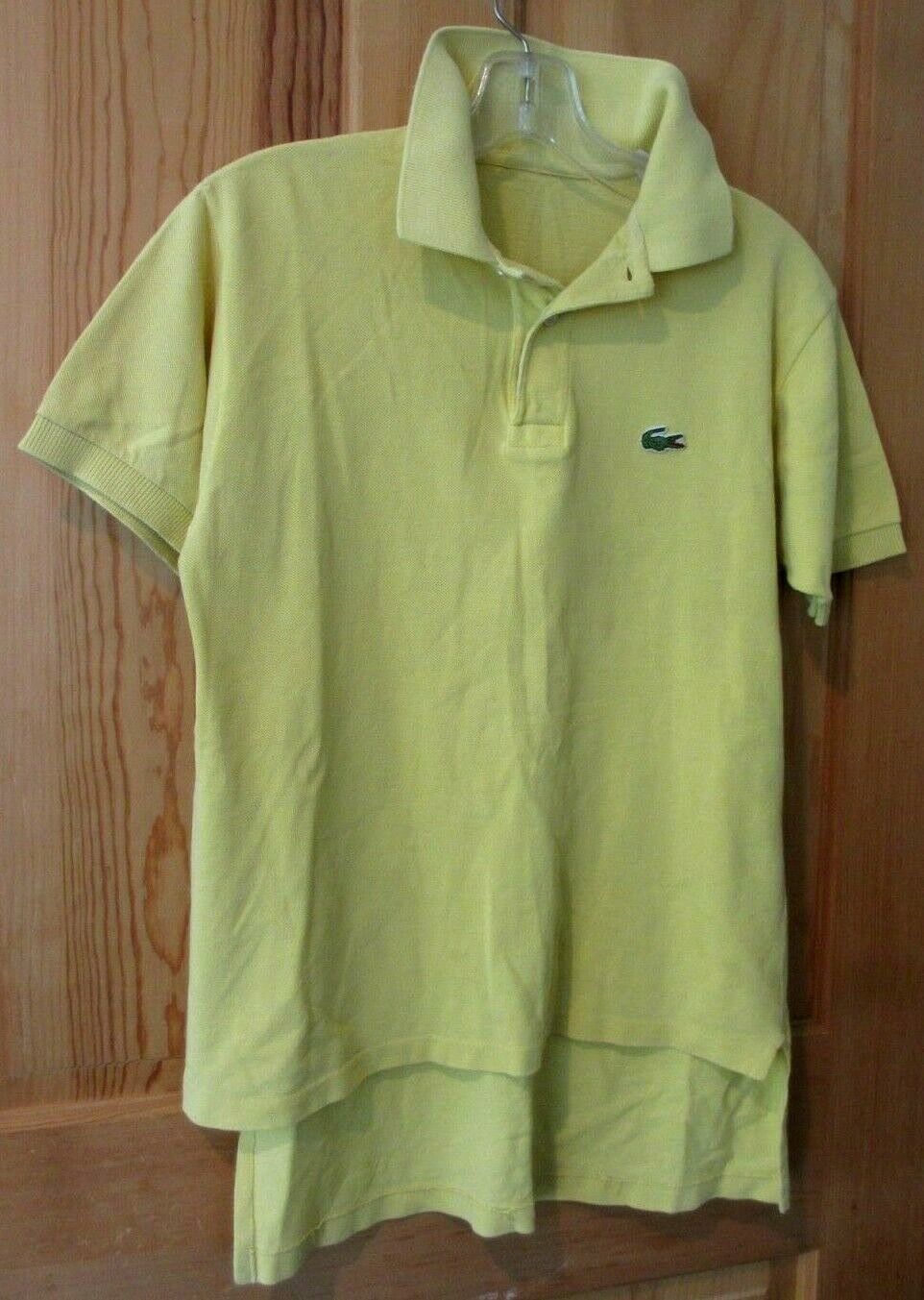 VTG 80s IZOD LACOSTE POLO SHIRT LONG TAIL MEN S GATOR PREPPY TRAD IVY | eBay