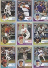 2018 TOPPS CHROME INSERTS 1983 INSERTS, COMPLETE YOUR SET, YOU PICK, MINT
