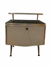 lloyd loom bedside cabinet Quirky Kitsch MCM