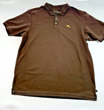 Tommy Bahama Brown Polo Men's L Fishing, Hiking, Travel, Casual. Beach, Vacation