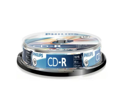 15 x Packs Philips CD-R Blank Recordable 150 Discs 80 Mins 700mb 52x ...