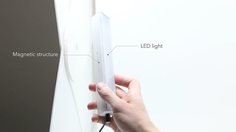 📸Foldio3 + Barras💡 Halo | Foto de Produto Dobrável Portátil de 25" Lightning Studio w - Imagem 3 de 4