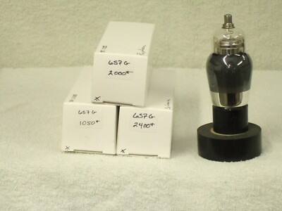 Type 6S7 G vacuum tubes radio, TV, HAM, tested and repackaged, used