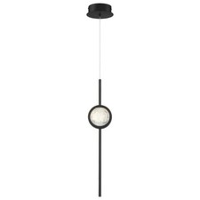 Eurofase Barletta 1 Light LED Pendant, Black ...
