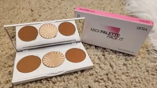 NEW OFRA COSMETICS MIDI PALETTE FACE IT MEDIUM GORGEOUS GLOW PALETTE $35+TAX!!