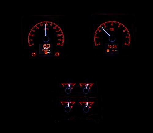 Dakota Digital 1969 Chevy Camaro Analog System with Console Gauges HDX-69C-CAC-K - Picture 6 of 18