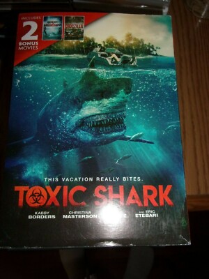 TOXIC SHARK - DVD - INCLUDES 2 BONUS MOVIES - VERY GOOD CONDITION