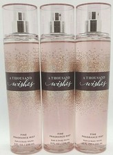 3 Bath  Body Works A Thousand Wishes Fine Fragrance Mist Body Spray Perfume