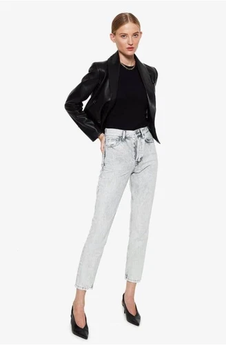 Anine Bing Brenda Jean - Powder Grey Size 30 NWT