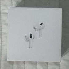 Apple AirPods Pro 2nd Gen MagSafe Wireless ANC USB-C Mic Ear Tips White