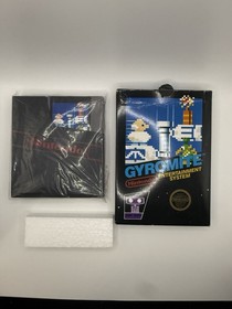 Gyromite Matte Sticker Seal First Production NES Complete CIB