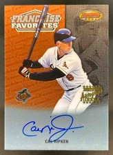 2000 Bowman's Best Cal Ripken Franchise Favorites Auto #FR2A Orioles
