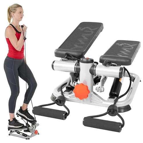 Sunny Health & Fitness 2 en 1 Mini Steppers Escalera Entrenamiento SF-S0978 - Gris-